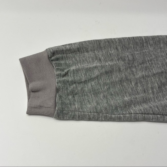 Umgee Womens Gray Long Sleeve Ruffle Slub Cotton Blend Tunic Short Dress Size M - Picture 6 of 12